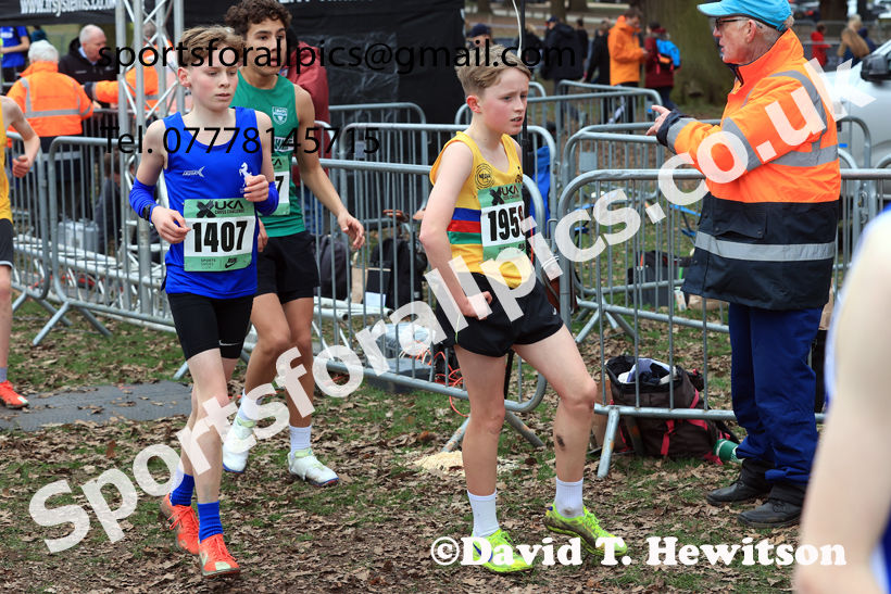 Boys Under-13s 2026 UK CAU Inter Counties Cross Country, Wollaton Park, Nottingham. Photo: David T. Hewitson/Sports for All Pics